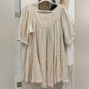 Free people baby doll dress size small